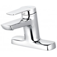 Vòi Lavabo Caesar B202CU Nóng Lạnh Kèm Xả Nhấn 3 Lỗ