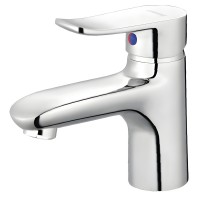 Vòi Lavabo CAESAR B490CU Nóng Lạnh Xả Nhấn HCM