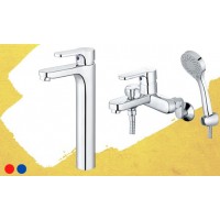 Combo Caesar B571CU + S573C Vòi Lavabo Và Sen Tắm Nóng Lạnh