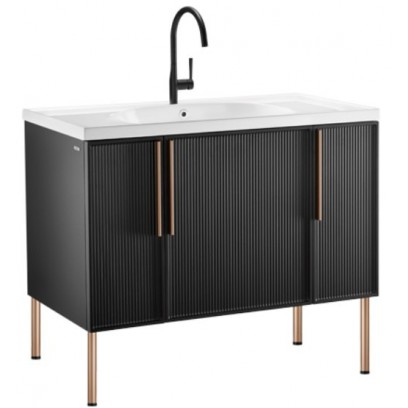 Bộ Tủ Lavabo Moen BC3901-001BKA1+ BC3904-101 + BC3908-001 Dòng Turing - Tuấn Đức