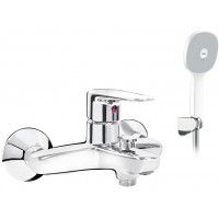 Vòi Sen Tắm Inax BFV-1113S-7C (BFV1113S7C) Tăng Áp Trắng Nóng Lạnh