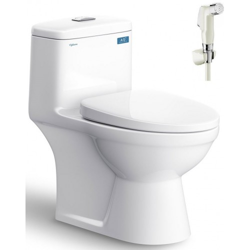 Bồn cầu Viglacera BL5 VG826 - Xí bệt bàn cầu vệ sinh 1 khối nắp V37 - Tuấn Đức