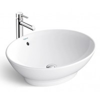 Chậu Rửa Mặt Lavabo Viglacera BS415 Đặt Bàn Đá Oval