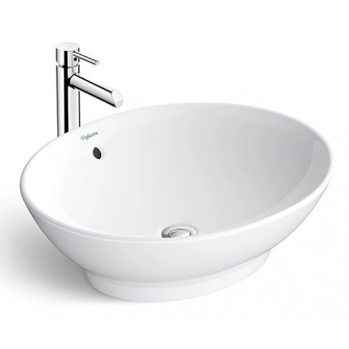 Chậu rửa mặt lavabo Viglacera BS415 đặt bàn đá oval - Tuấn Đức