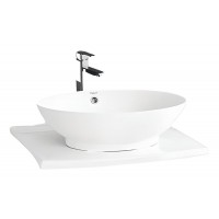 Mặt Bàn Sứ Viglacera BS875 Đặt Chậu Lavabo