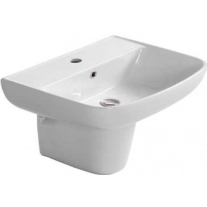 Chậu Lavabo COTTO C000607OS/C400000OS Treo Tường Chân Ngắn Bob