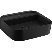 Chậu Lavabo COTTO C00125#MBK Đặt Bàn KLIRR Đen Mờ 510x420 mm