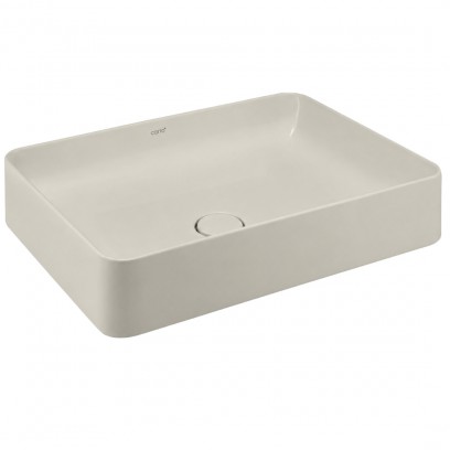 Chậu rửa mặt lavabo COTTO C00342(MSL) đặt bàn màu xám chữ nhật