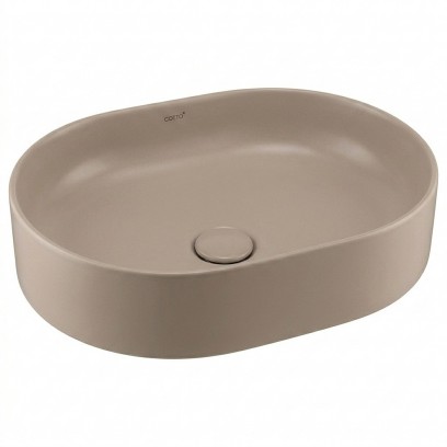 Chậu Lavabo COTTO C00343(MIR) Đặt Bàn Màu Kem Chậu Rửa Lavabo