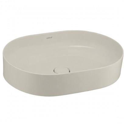 Chậu rửa mặt lavabo COTTO C00343(MSL) đặt bàn đá màu xám