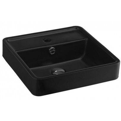 Chậu Lavabo COTTO C00381MBK (C00381 MBK) Geo Square Đặt Bàn 