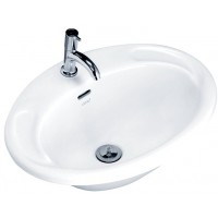 Chậu Rửa Lavabo COTTO C007  Âm Bàn Dương Vành