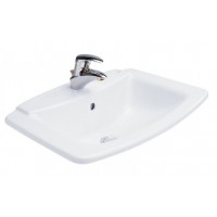 Chậu Rửa Mặt Lavabo COTTO C0110 Âm Bàn Dương Vành Victor