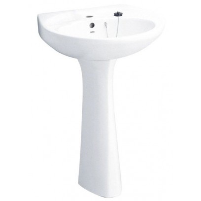 Chậu Lavabo COTTO C012/C412 Chân Dài