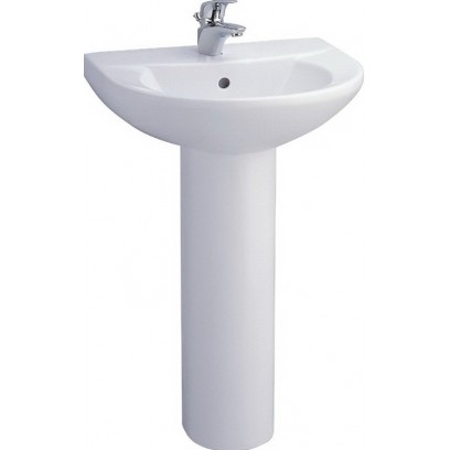 Chậu Lavabo COTTO C014/C411 Wedy Chân Dài