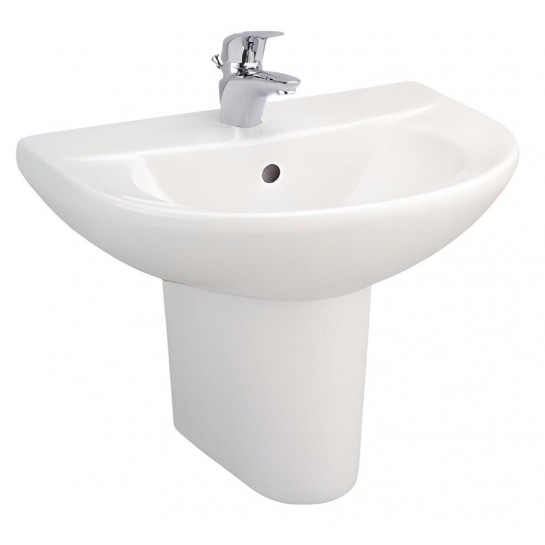 Chậu Lavabo COTTO C014/C4201 Wendy Chân Ngắn Chậu Rửa Lavabo