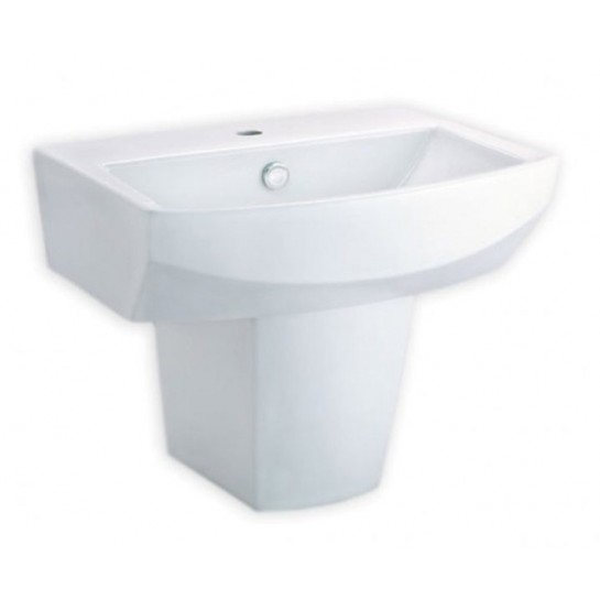 Chậu Lavabo COTTO C01517/C4250 Tetragon Chân Ngắn