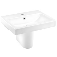 Chậu Lavabo treo tường COTTO C0156/C420 Chân Ngắn