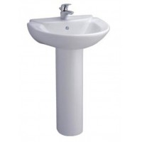 Chậu Lavabo COTTO C0237/C411 Chân Dài Sasha