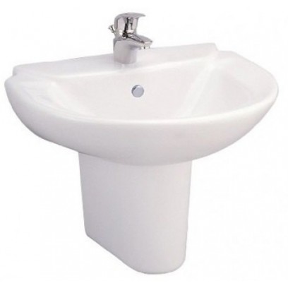 Chậu Lavabo treo tường COTTO C0237/C4201 Chân Ngắn