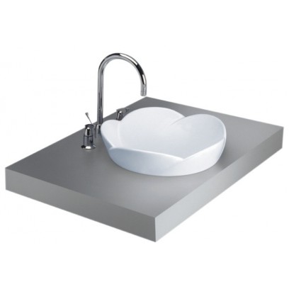 Chậu Rửa Mặt Lavabo COTTO C0240 Julia Bán Âm Bàn