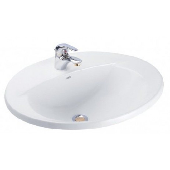 Chậu Rửa Mặt Lavabo COTTO C02607 Serena Dương Vành Chậu Rửa Lavabo