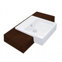 Chậu Lavabo COTTO C02717 Parvis Bán Âm Bàn