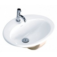 Chậu Rửa Lavabo COTTO C029 Lisa Âm Bàn Dương Vành