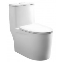 Bồn Cầu Cotto C1000024OS WH (Vibe) Một Khối Xả Nhấn