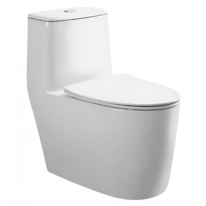 Bồn Cầu Cotto C1000023OS WH (Vill) Một Khối Xả Nhấn