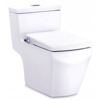 Bàn Cầu 1 khối COTTO C107127(CN) Tetragon Nắp Rửa Cơ