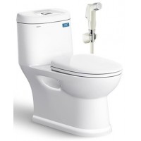 Bồn Cầu Viglacera C109 Nắp Êm V38 + Vòi Xịt VG826