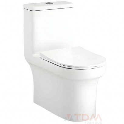 Bồn Cầu Cotto C11002HOS (CHARM) Một Khối Xả Nhấn