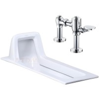 Bồn Cầu Xổm CAESAR C1230B (C1230) BF525A Kèm Bộ Xả