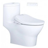 Bồn Cầu Nắp Rửa Điện Tử CAESAR C1375F/TAF610H Tự Động Đóng Mở Nắp