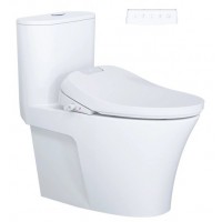 Bồn Cầu Nắp Rửa Điện Tử CAESAR C1395F/TAF610H Tự Động Đóng Mở Nắp