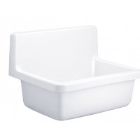 Chậu lavabo dịch vụ COTTO C2400 treo tường giặt rửa