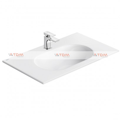 Chậu Rửa Mặt Lavabo Viglacera CB69 Dương Vành 830x500mm - Tuấn Đức
