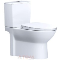 Bồn Cầu CAESAR CD1340 Thùng T1140 Nắp Êm