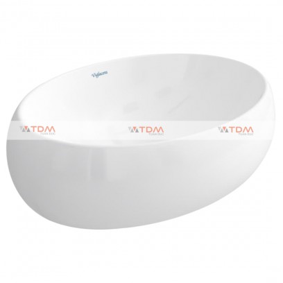 Chậu Rửa Lavabo Viglacera CD30 Đặt Bàn 480x345mm - Tuấn Đức