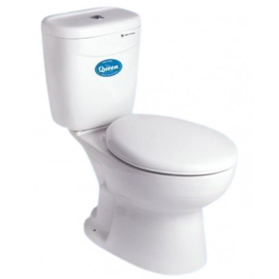 Bồn Cầu Thiên Thanh Queen CD4429 Toilet 2 Khối Xả Nhấn