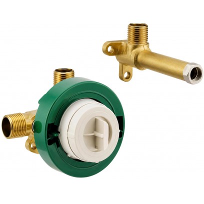 Van Âm Tường Vòi Lavabo Moen CNWMV130CIS 2 Lỗ Dòng Valve - Tuấn Đức