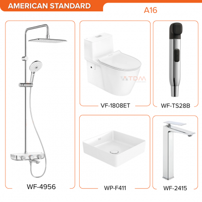 Combo COMBOA16 American Trọn Bộ VF-1808ET+WP-F411+WF-TS28B+WF-2415+WF-4956