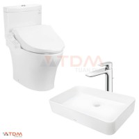 COMBO15B TOTO Bộ CS769DRW18 + LT952#XW + TLG04307V