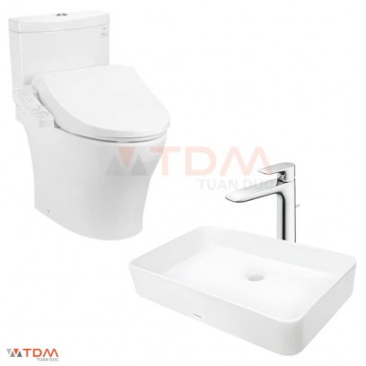 COMBO15B TOTO Bộ CS769DRW18 + LT952#XW + TLG04307V