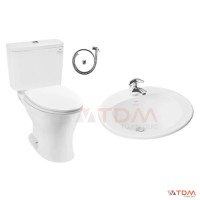 COMBO17C TOTO Bộ CS735DT10#XW + L501C#XW + TVCF201