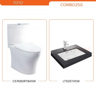 TOTO COMBO25G: CS769DRT8#XW, LT505T#XW