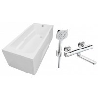 COMBO2BT TOTO Bồn Tắm PAY1735VC#W/TVBF411 Và Vòi TBV03427V/TBW02005V