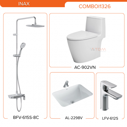 INAX COMBOI1326: AC-902VN + AL-2298V + LFV-612S + BFV-615S-8C