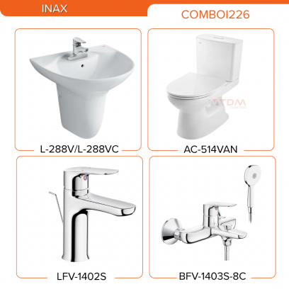 INAX COMBOI226: AC-514VAN +  L-288V/L-288VC + LFV-1402S + BFV-1403S-8C